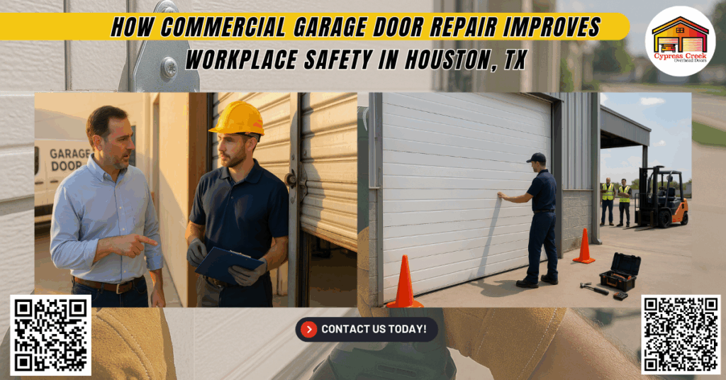 How Commercial Garage Door Repair Improves Workplace Safety in Houston, TX - Cypress Creek Overhead Doors
